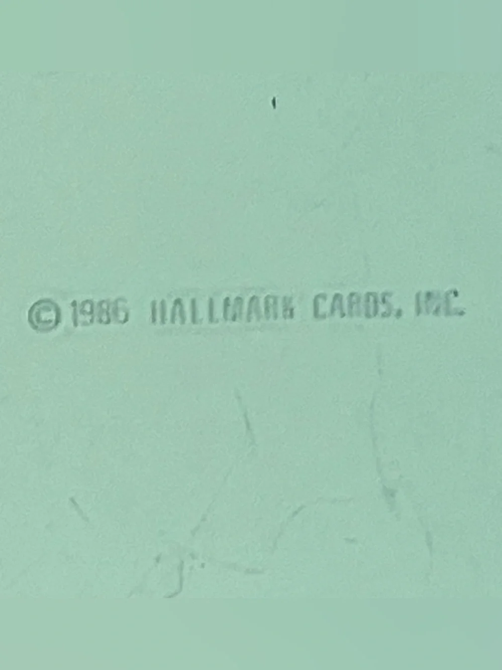 Hallmark good vintage